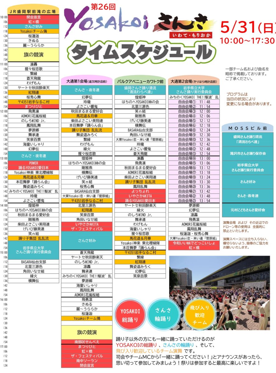 タイムテーブル
